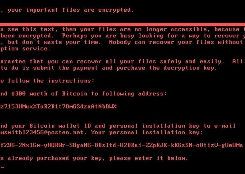 Novi ransomware Petya koristi rupu u Windowsima, instalirajte zakrpu odmah