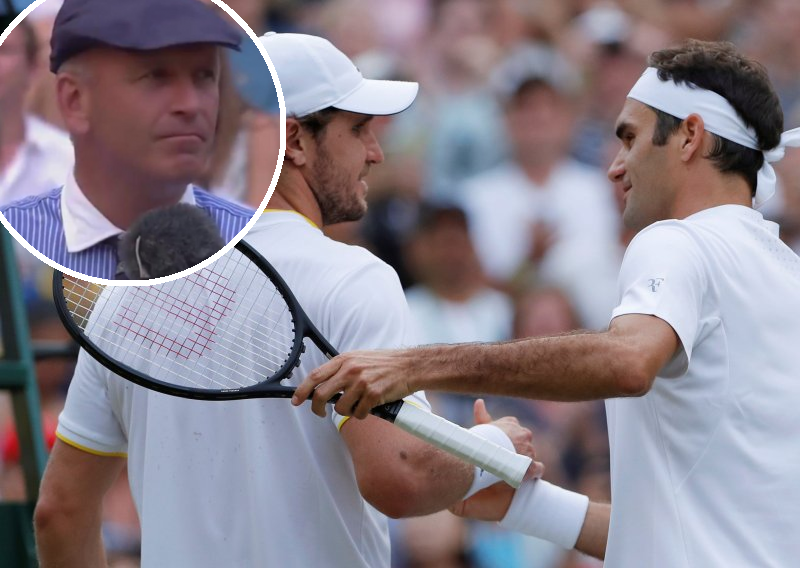 Teniski fanovi oduševljeni; evo što je izveo sudac nakon Federerovog katastrofalnog udarca