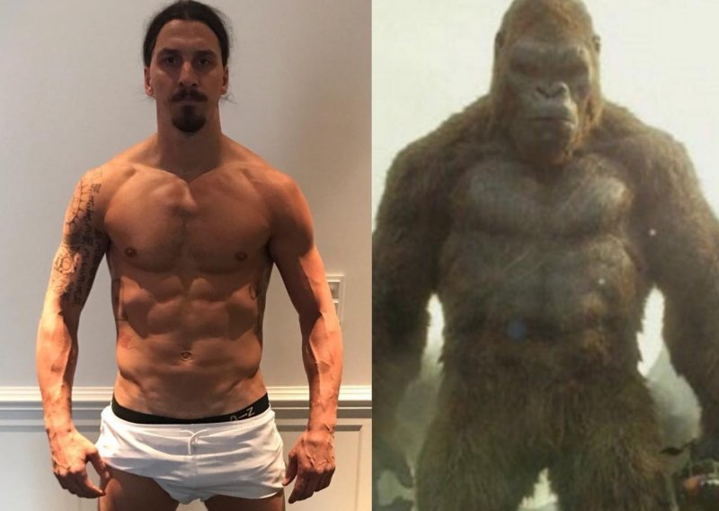 Pogledajte sliku: Je li Zlatan Ibrahimović King ili Kong?