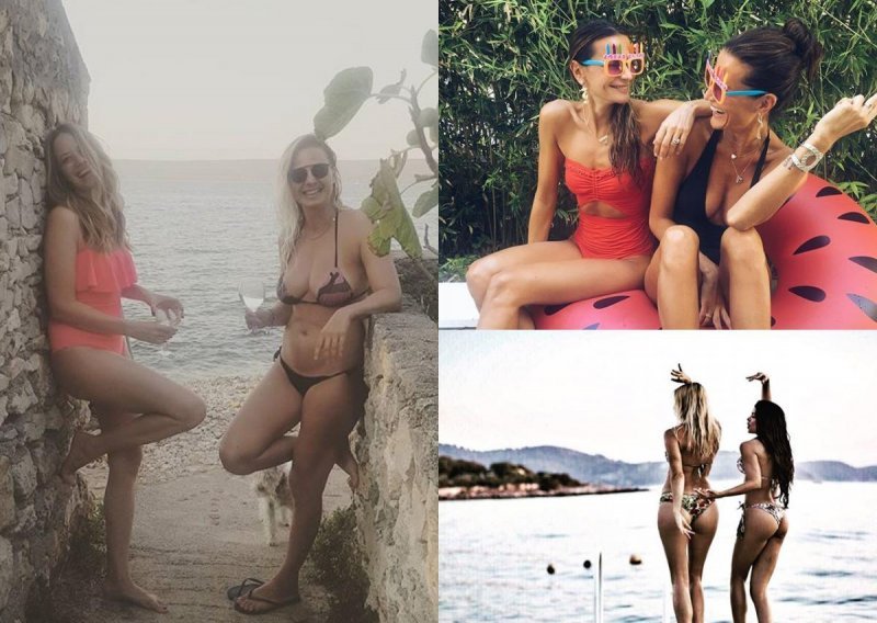 Poput tinejdžerica: Poznate Hrvatice na ljetnom odmoru s najboljim prijateljicama