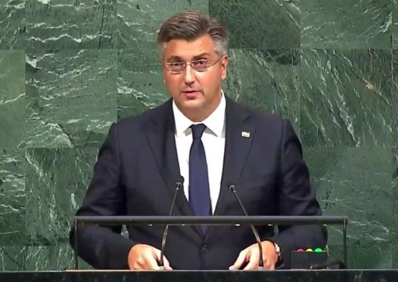Plenković u UN-u o potkopavanju međunarodnog prava u slučaju graničnog spora sa Slovenijom