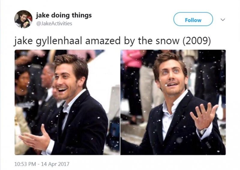 Što Jake Gyllenhaal misli o Twitteru koji mu je posvećen