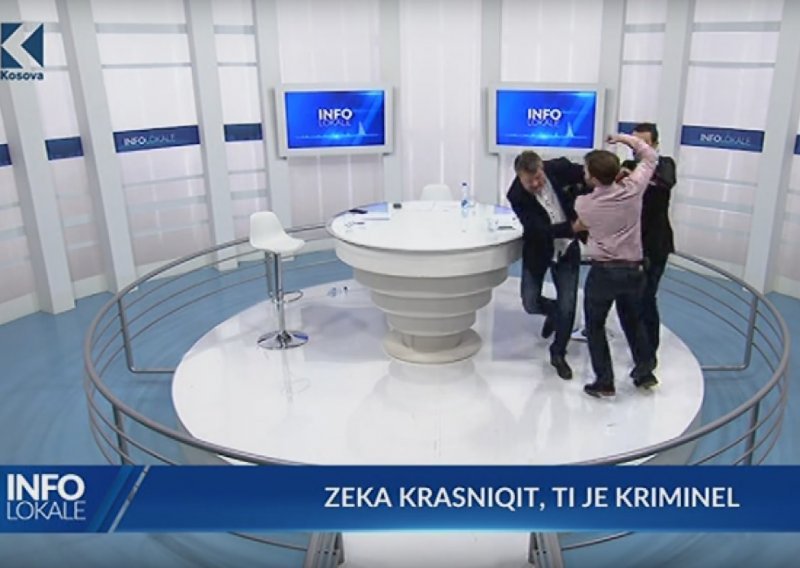 Kosovski političari potukli se pred TV kamerama