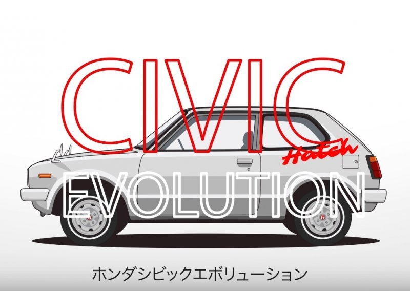 Pogledajte deset generacija evolucije Honde Civic u odličnoj animaciji