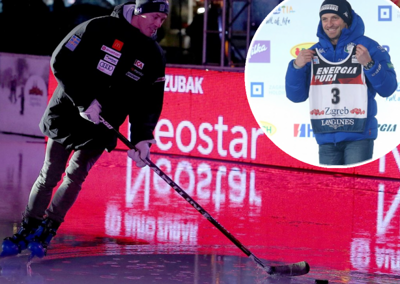 Myhrer i Kristoffersen uoči slaloma na Sljemenu pokazali i hokejaške vještine
