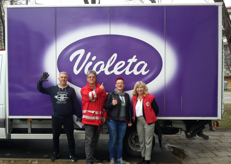 Kampanjom „Pomozimo zajedno“ Violeta pomaže potrebitim obiteljima diljem Hrvatske