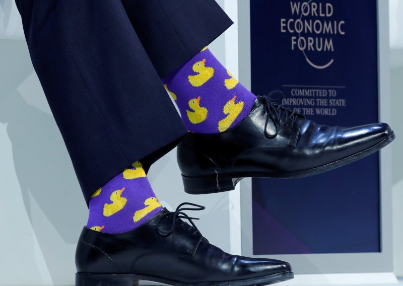 Trudeauove čarape glavna atrakcija i u Davosu