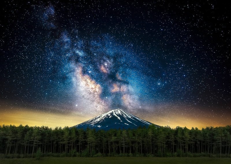 Pogledajte fantastične fotografije planine Fuji s Mliječnom stazom