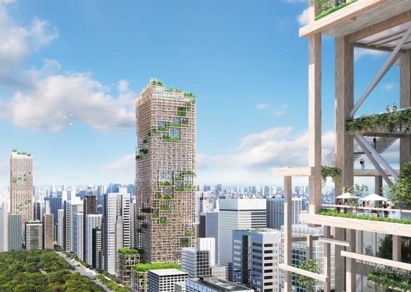 Japanci planiraju graditi drveni neboder, pogledajte kako će izgledati