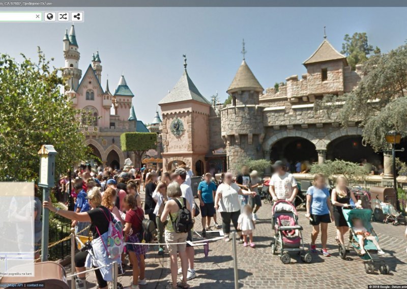 Oduvijek ste htjeli otići u Disneyland? Pogledajte ih sve na Street Viewu!
