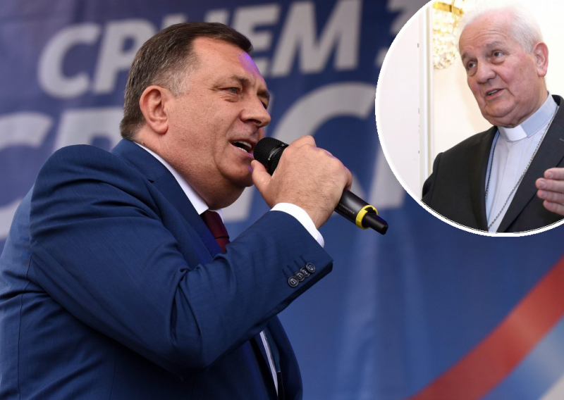 Dodik opet napada biskupa Komaricu: 'Njegovih istupa gnuša se i hrvatska politička elita'