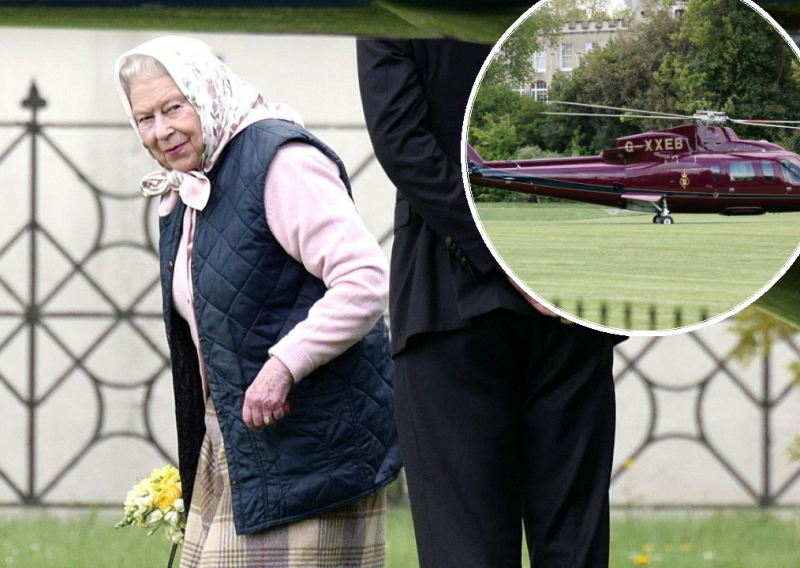 Kraljica Elizabeta helikopterom došla u prvi posjet praunuku Louisu