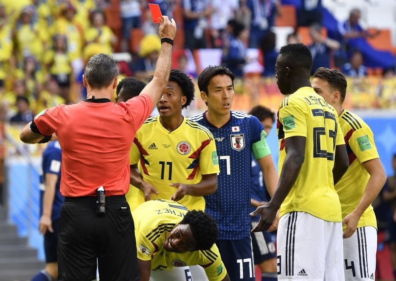 Senzacija! Japanci pobijedili favoriziranu Kolumbiju koja je od 3. minute igrala s igračem manje