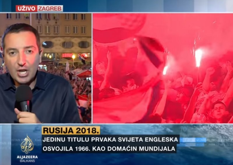 [VIDEO] Pogledajte koga je reporter s Trga bana Jelačića poslao u finale pa se brzo ispravio