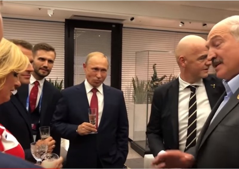 [VIDEO] Predsjednica s dvjema čašama nazdravlja Putinu i grli se s bjeloruskim autokratom Lukašenkom