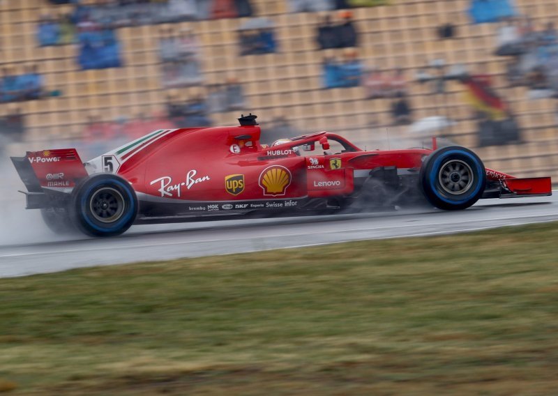 Dominacija Ferrarija u kvalifikacijama za VN Njemačke; Vettelu pole position