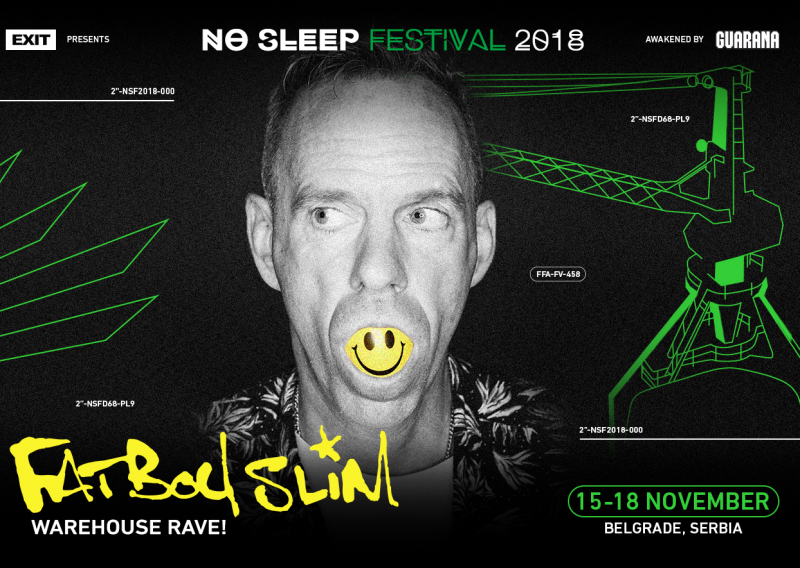 Fatboy Slim specijalno za No Sleep Festival sprema veliki Warehouse Rave u Beogradu