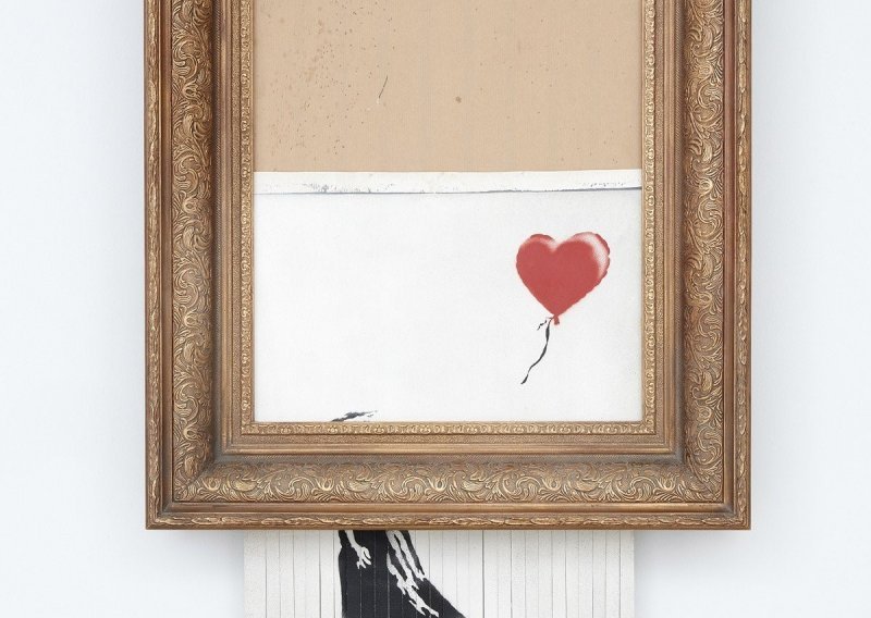 Banksy otkrio kako je zaista trebala završiti 'Djevojčica s balonom'