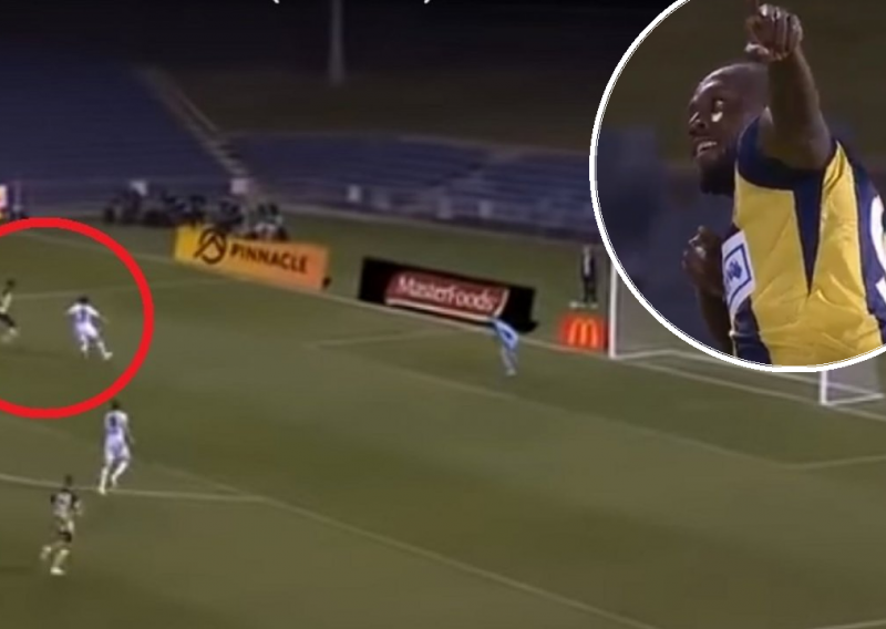 Usain Bolt napokon zablistao kao nogometaš: Zabio gol u stilu našeg Perišića