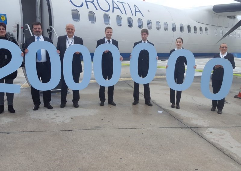U Split sletjela 2-milijunita putnica Croatia Airlinesa ove godine