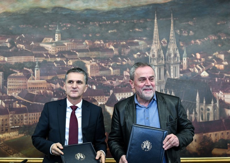Marić i Bandić potpisali ugovor o darovanju državnog zemljišta za izgradnju sljemenske žičare