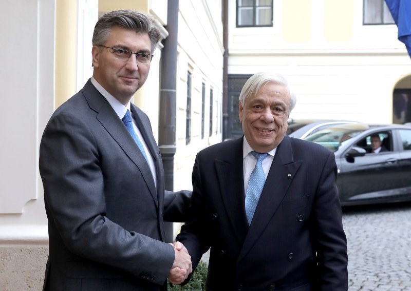 Premijer Plenković sastao se s grčkim predsjednikom Pavlopoulosom