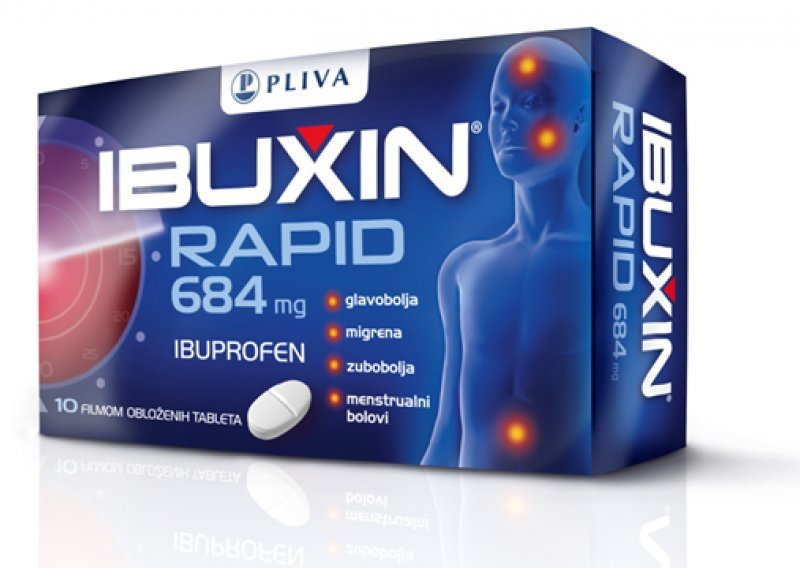 Ibuxin Rapid - zaustavite bol, prije nego što bol zaustavi vas