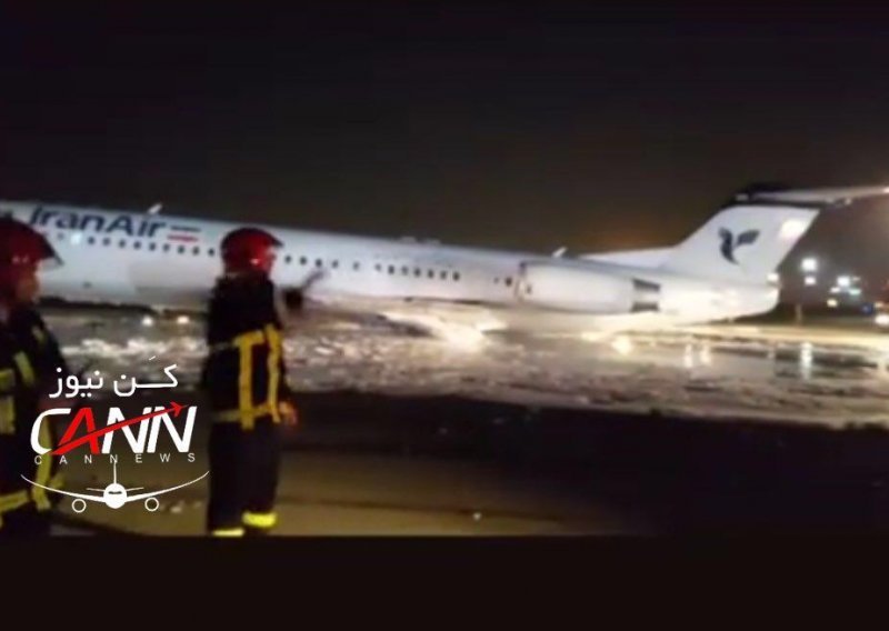 Zapalio se zrakoplov na pisti u Teheranu, na terenu sve hitne službe