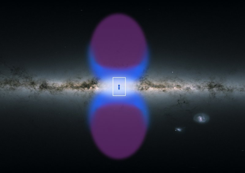 Kakav prizor: Astronomi otkrili ogromne dimnjake koji izbacuju energiju iz središta galaksije