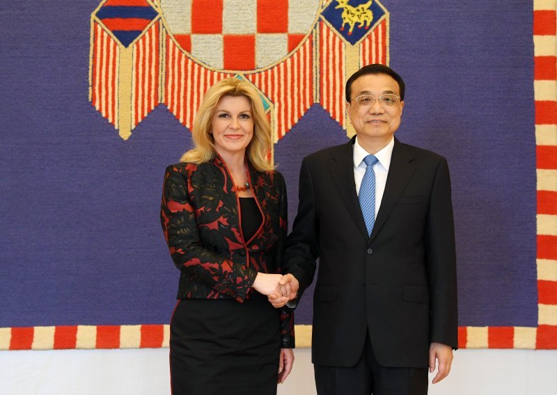 Poznato o čemu je Grabar Kitarović razgovarala s kineskim premijerom na Pantovčaku