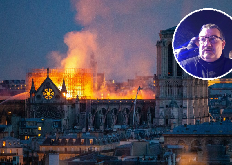 Kapelan pariške vatrogasne brigade iz goruće katedrale spasio dvije vrijedne relikvije