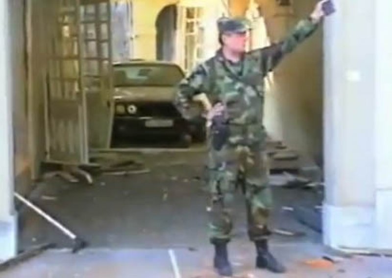 Rijetke snimke Josipa Perkovića nakon raketiranja Banskih dvora