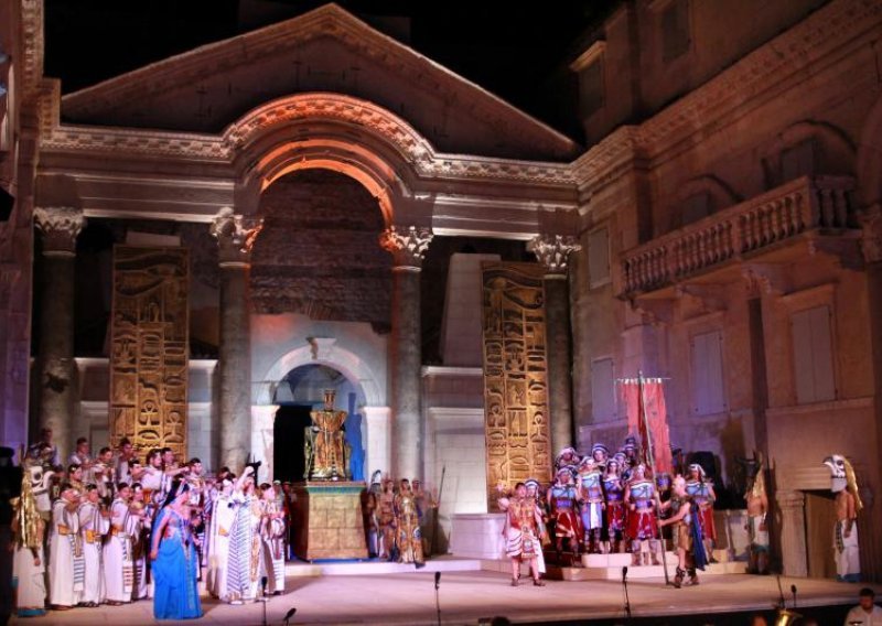 Opera 'Aida' otvorila 60. Splitsko ljeto