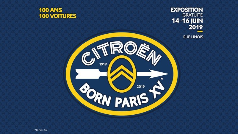 Citroën slavi svoju obljetnicu 14.–16. lipnja 2019. u 15. arondismanu u Parizu, gdje je priča započela 1919.