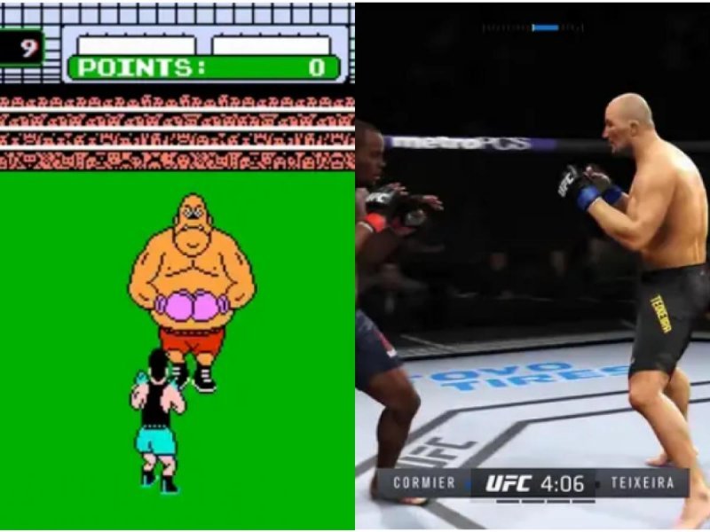 Mike Tyson's Punchout (1987.) i EA Sports UFC 3 (2018.)