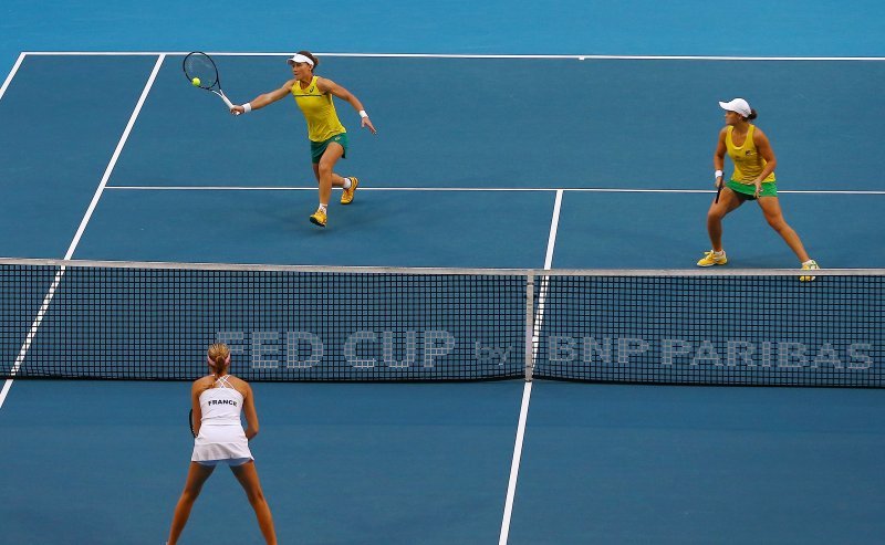 Fed Cup finale, Francuska - Australija, meč parova