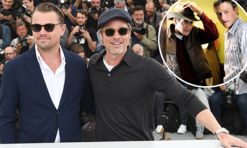 Leonardo DiCaprio i Brad Pitt; Jake Gyllenhaal i Heath Ledger u 'Planini Brokeback'