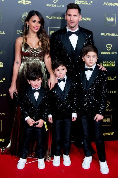 Lionel Messi s obitelj
