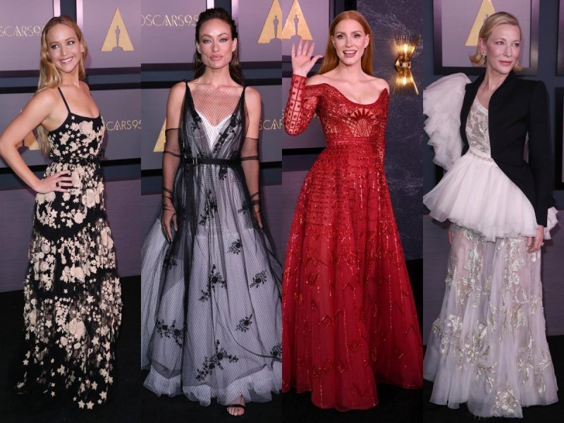 Olivia Wilde, Jennifer Lawrence, Cate Blanchett, Jessica Chastain