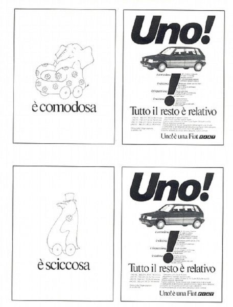 Fiat Uno - reklama Forettini iz 1983.