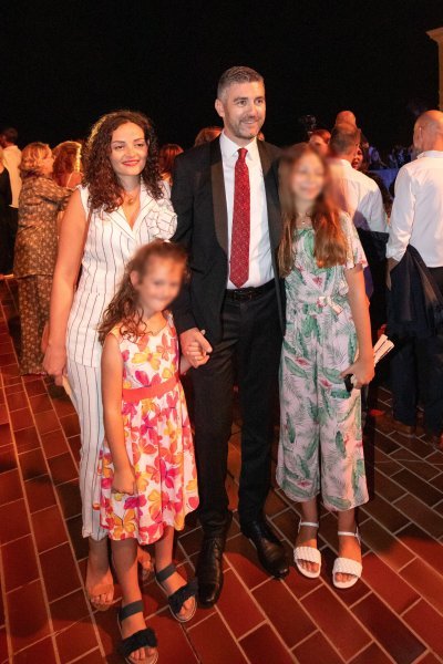 Mato Franković s obitelji