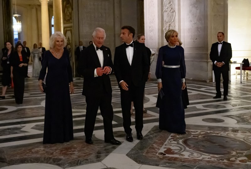 Kraljica Camilla, kralj Charles III, Emmanuel i Brigitte Macron