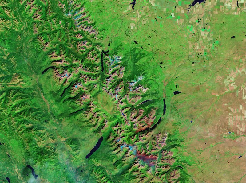 Iščezavajući ledenjaci Nacionalnog parka Glacier u Montani 23. kolovoz  2015.