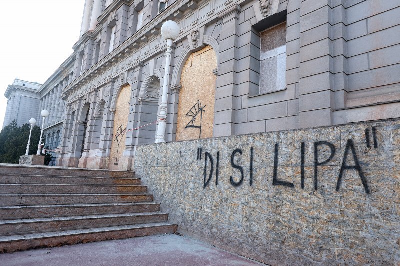 Na Mimari osvanuli grafiti SMS poruka Josipe Rimac i Ivana Turudića