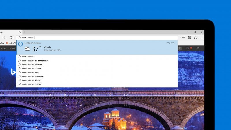 Edge je zadani preglednik Windowsa 10