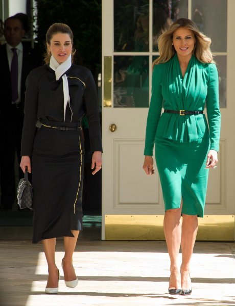 Kraljica Rania i Melania Trump