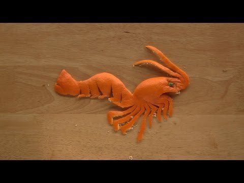 Škamp - Orange Origami Art