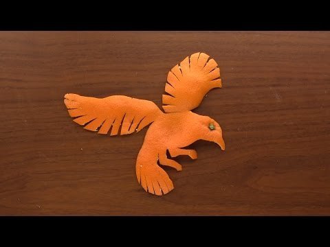 Golub - Orange Origami Art