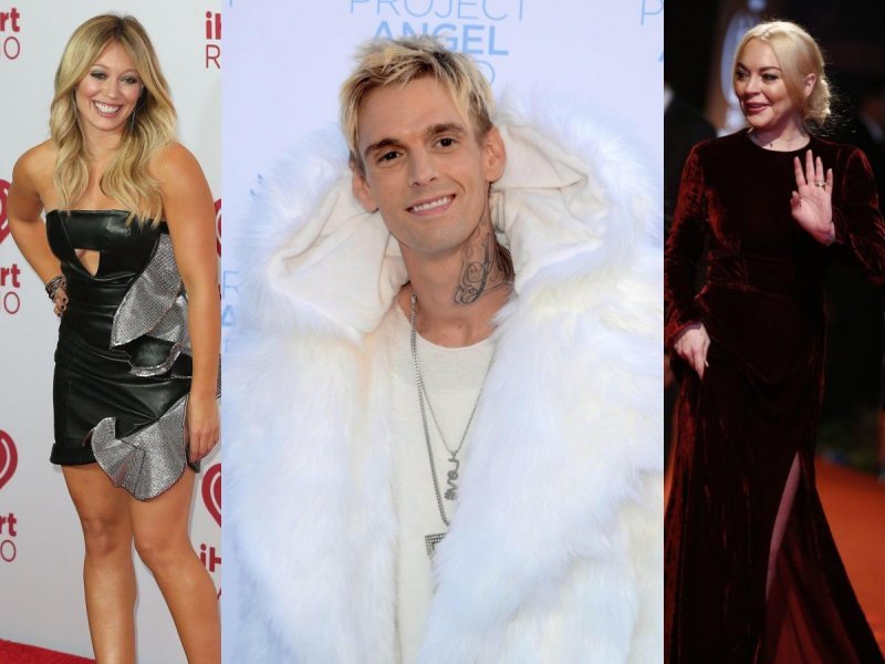 Hilary Duff, Aaron Carter i Lindsay Lohan