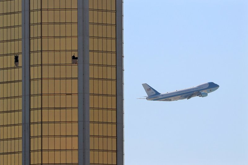 Predsjednički zrakoplov odlazi nakon napada u Las Vegasu